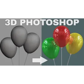 Professional 3D Photoshop software training.
