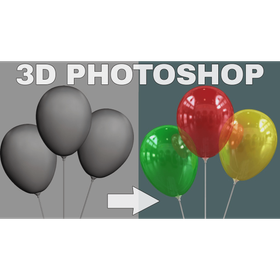 Professional 3D Photoshop software training.